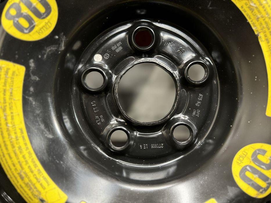 Резервна гума тип патерица 17 цола, 5 х 130 VW , PORSCHE , AUDI Q7