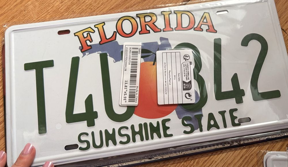 Метални табели California, New York и Florida – нови – 9 лв/бр.