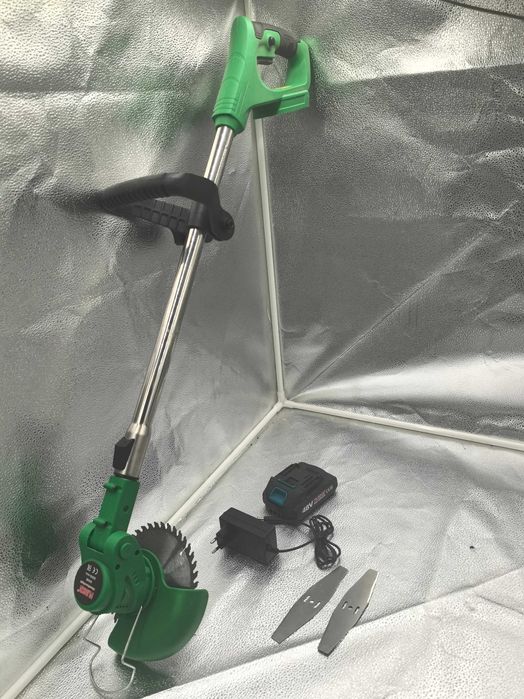 Motocoasa pe acumulator 48V, trimmer gazon, incarcare rapida