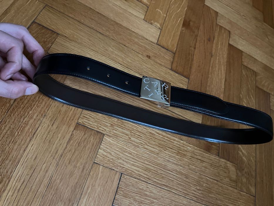 Curea Cartier negru/maro