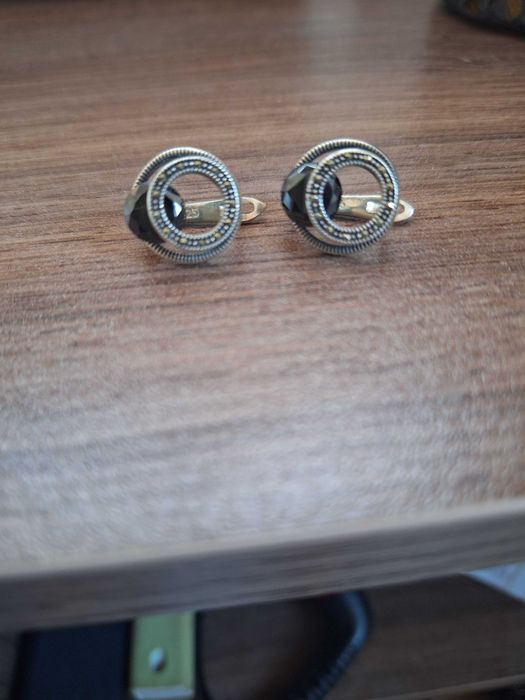 Сребро висулки обеци