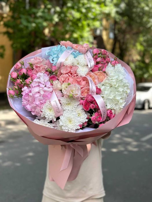 Розы пионы сирень тюльпаны