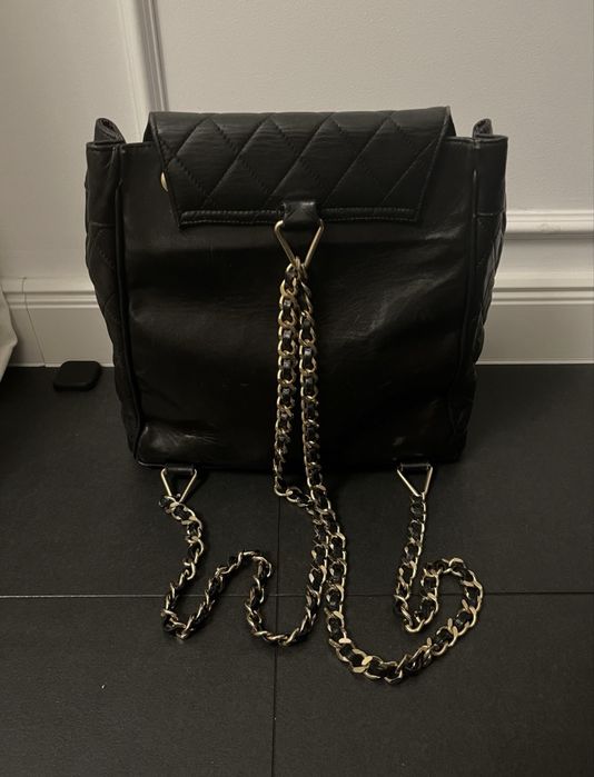 Дамска чанта естествена кожа chanel