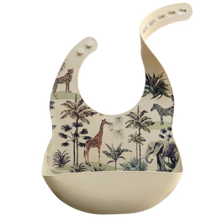 Цветен силиконов лигавник с джоб