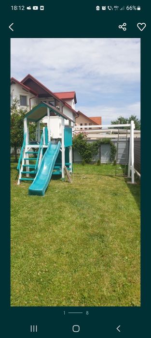 Locuri de  joaca  pentru copii realizate din lemn masiv