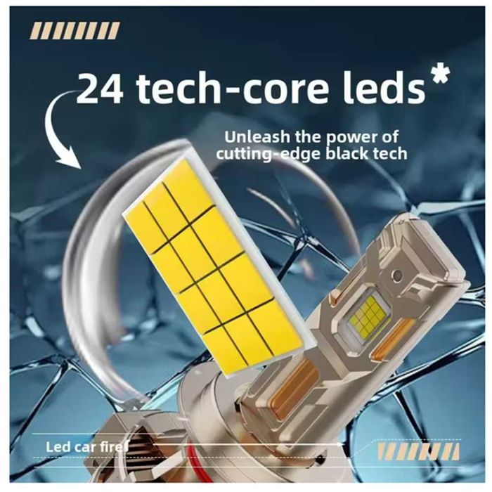 LED крушки H7 160W 10000LM,12-24V Canbus