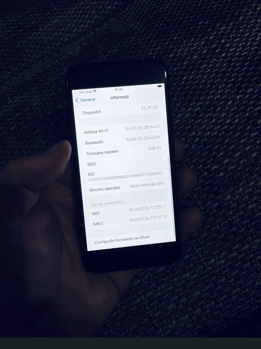 iPhone SE 2 (2020) de 64 gb de colectie ios 15.6.1