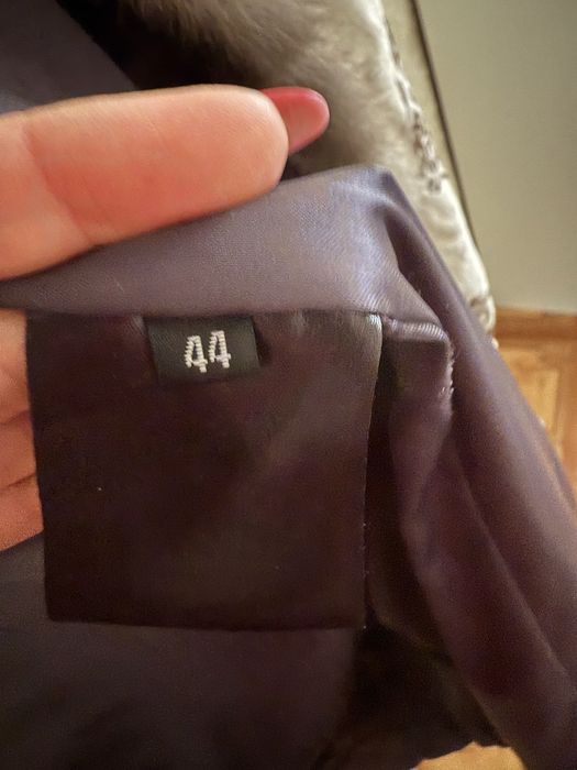 Шуба норковая серая