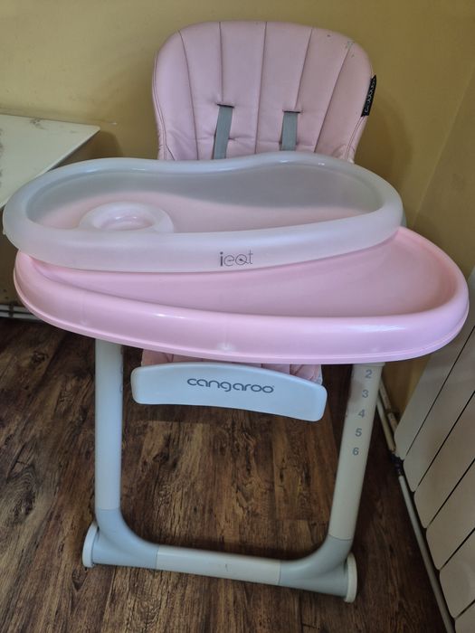 Детско Столче за хранене Cangaroo - I Eat, розово