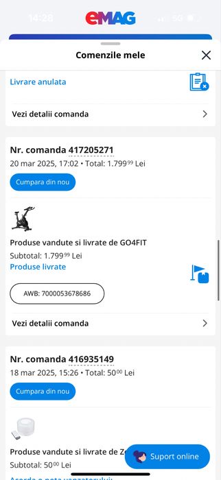 Bicicleta spining Go4fit GF220pro