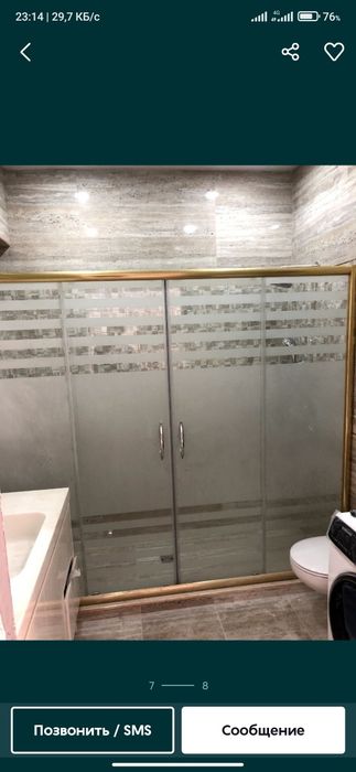 Dush kabina kalyonni oyna xar xil turdagi oynalar