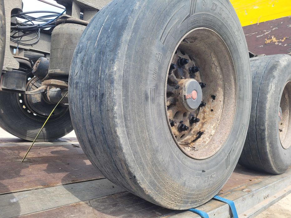 Sasiu complet semiremorca frigorifica schmitz cu axe saf pe tambur