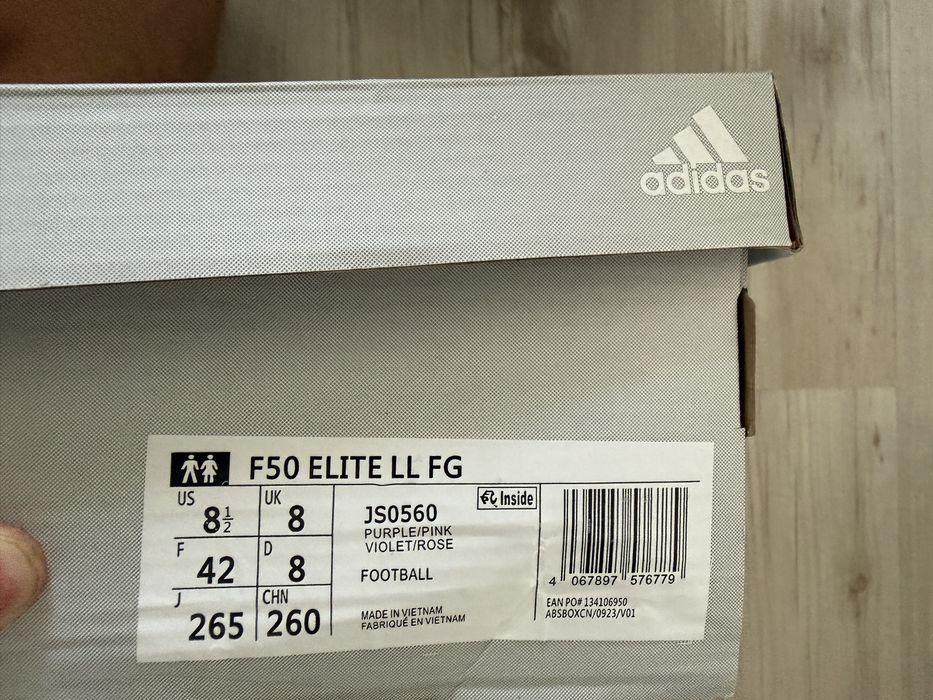 Футболни бутонки Adidas F50 Elite (Чисто нови с кутия)