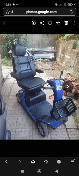 Инвалидна количка на ток