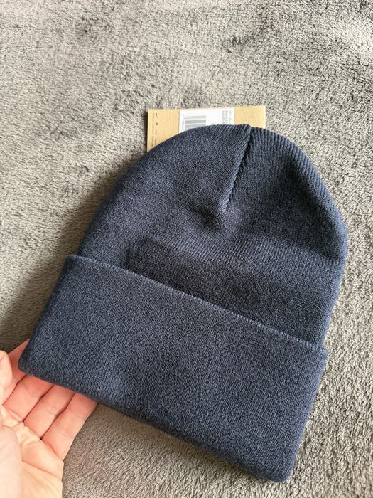 Nike Peak beanie caciula unisex bleumarin cu logo mic brodat OS noua originala