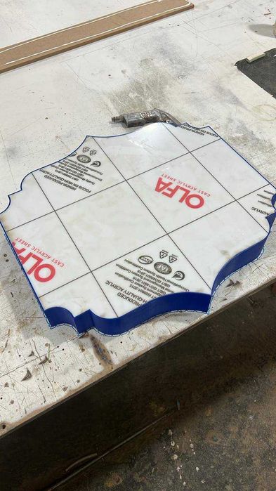 3D печать бортов (стенок) для объемных букв