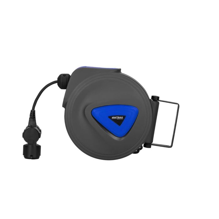 Cablu electric prelungitor cu tambur retractabil automat, 10m, 3 x 1.5