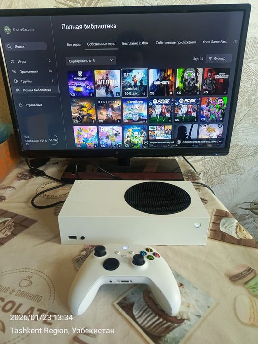 Xbox Series S 500Gb SSD с играми + гарантия