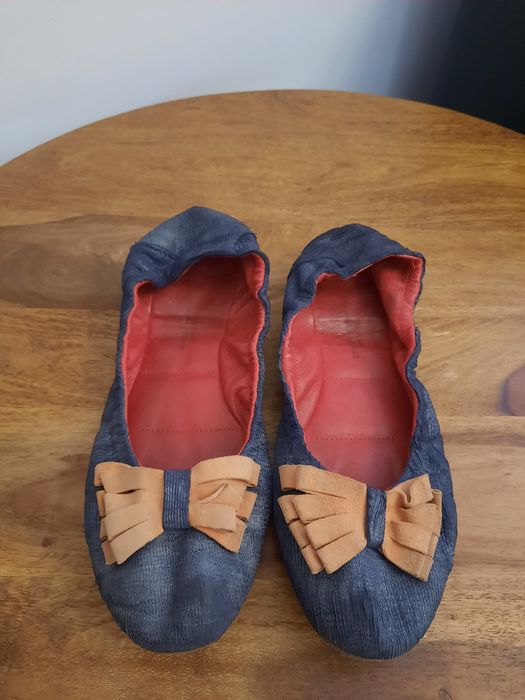 Balerini din piele moale