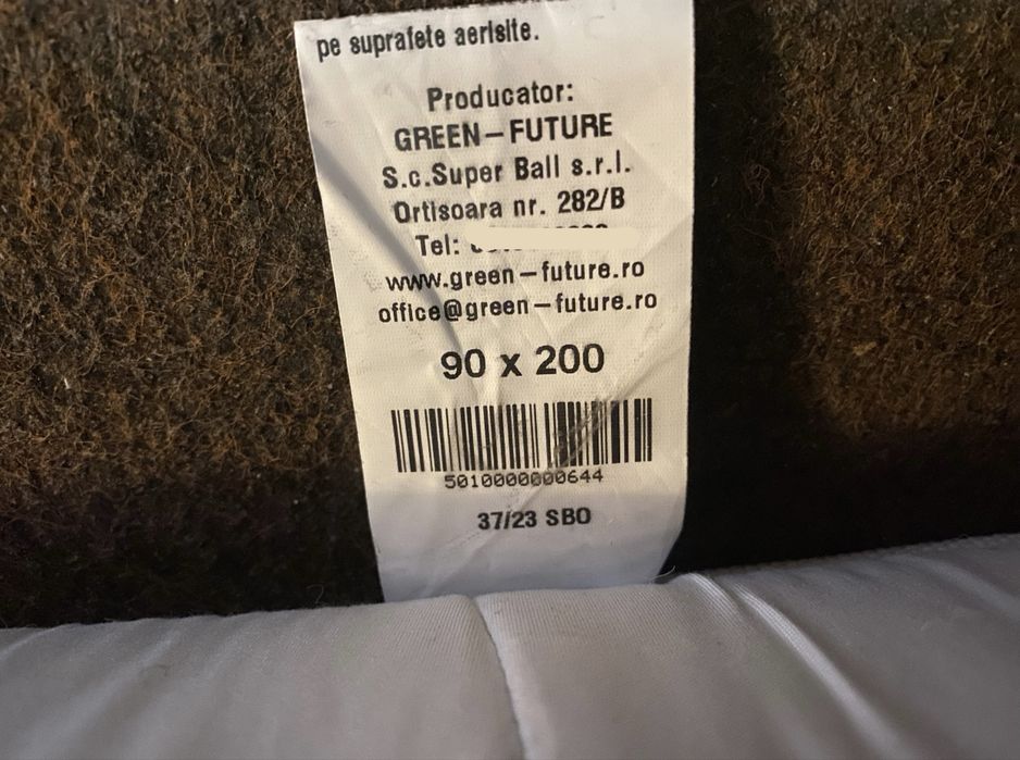 Saltea din spuma 90x200 + topper JYSK (Basic T40)