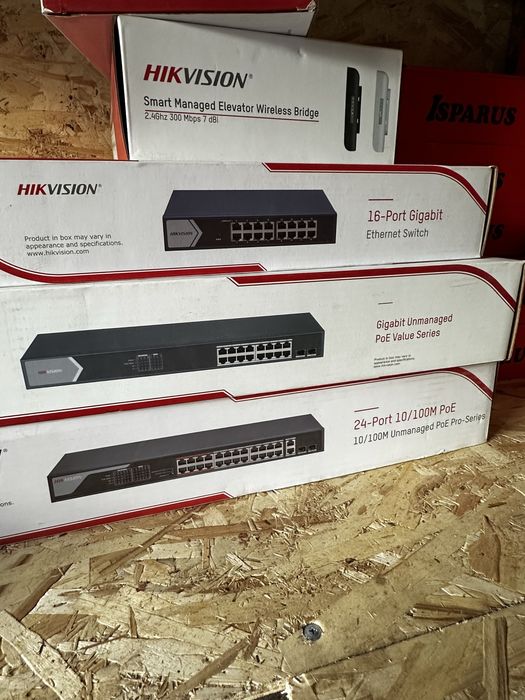 Коммутатор Hikvision DS-3E0518P-E/M