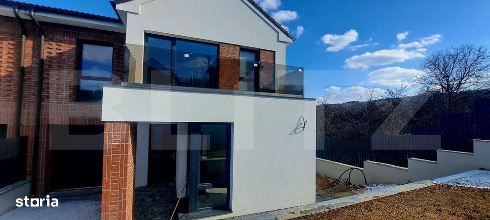 Casa in regim cuplat, 6 camere, 320 mp utili, teren 612 mp, situata in