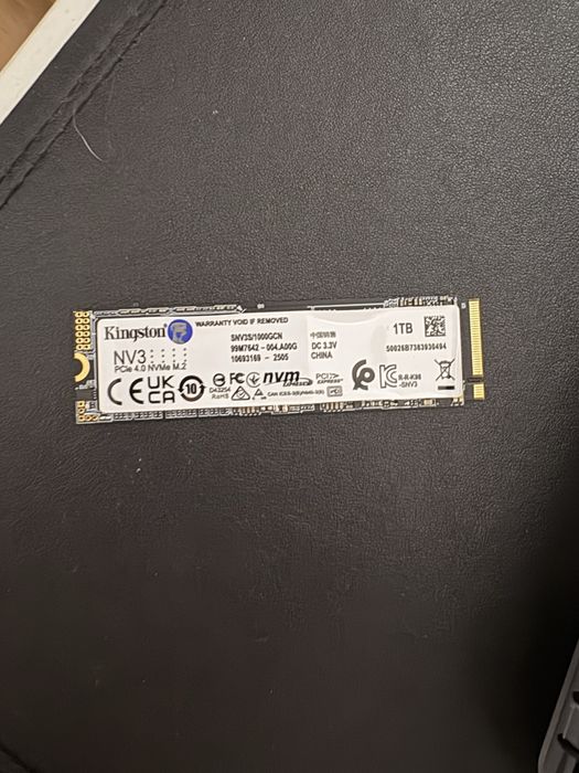 SSD KINGSTON NV3 M.2-2280 PCIe 4.0 NVMe 1000GB