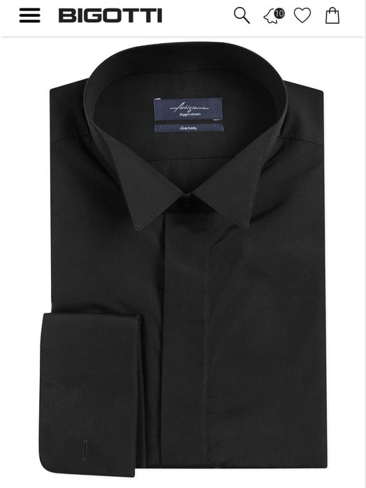 Cămașă neagră Bigotti
