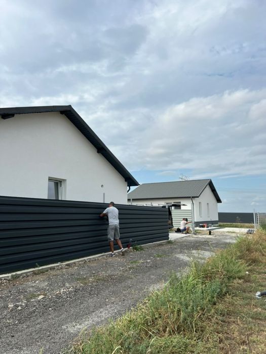 Tablă Cutată RAL 7016 T35 Fațadă pt Gard Hală Acoperiș 0,5mm 2m 4m 6m