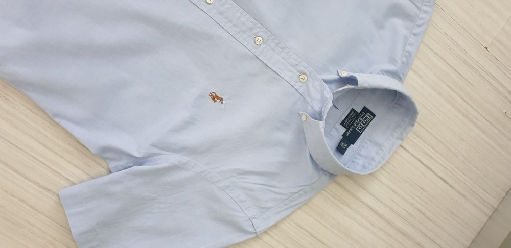 POLO Ralph Lauren Cotton Custom Fit / 15 1/2 - 39 - M  ОРИГИНАЛНА Риза