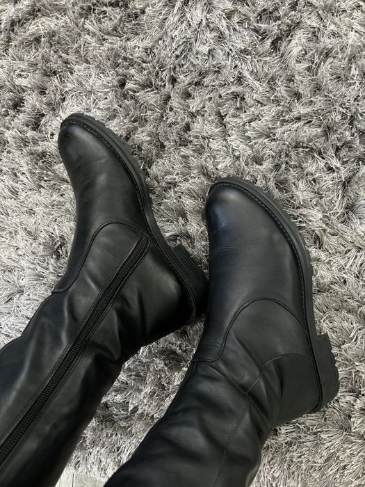 Cizme piele naturala imblanite
