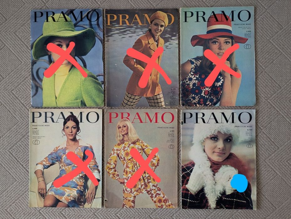 Стари винтидж списания Pramo от периода 1966-1983