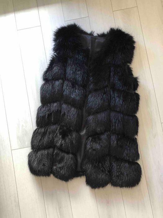 Нова Блуза ZARA /Дамско пухено елече