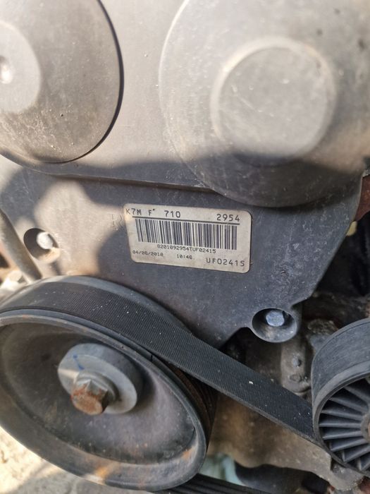 Motor 1,6 benzina Dacia Sandero  cod motor K7M  702