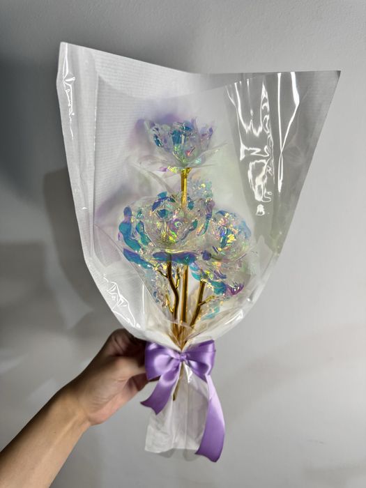 Trandafiri de “sticla”