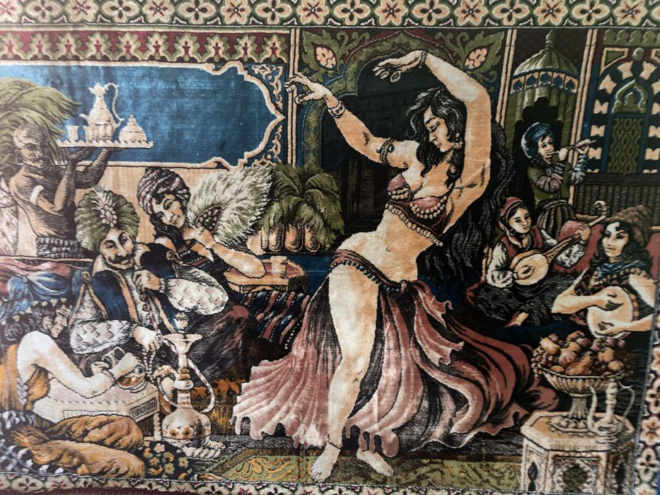 Carpeta de perete cu dansatoare orentala