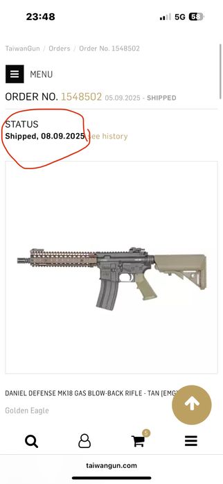 Airsoft MK18 Daniel Defense