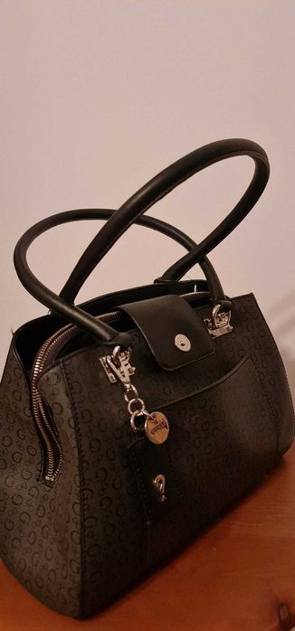 geanta GUESS culoarea COAL / CHARBON - Costello