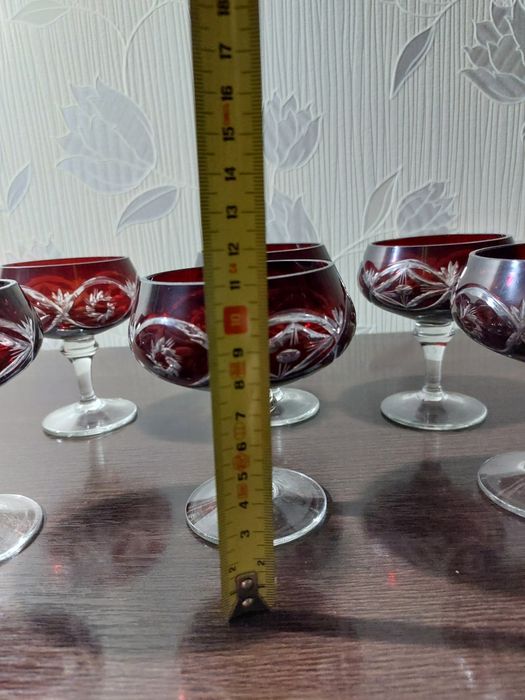 Vand Set Pahare Cristal Rubin