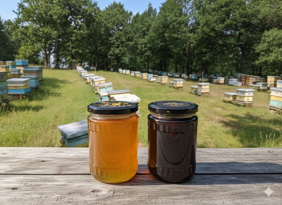 Натурален домашен пчелен и манов мед – директно от пчелар