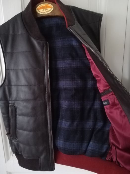 Vestă nouă piele bărbați Alexco M