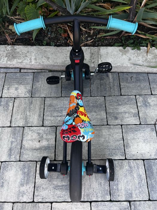 Bicicleta cu roti ajutatoare