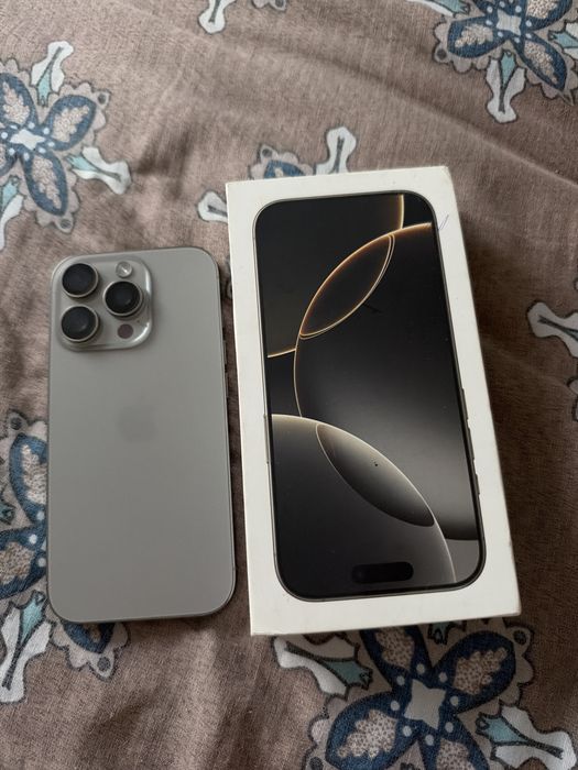 Продается iphone 16pro 256гб ёмкость 87