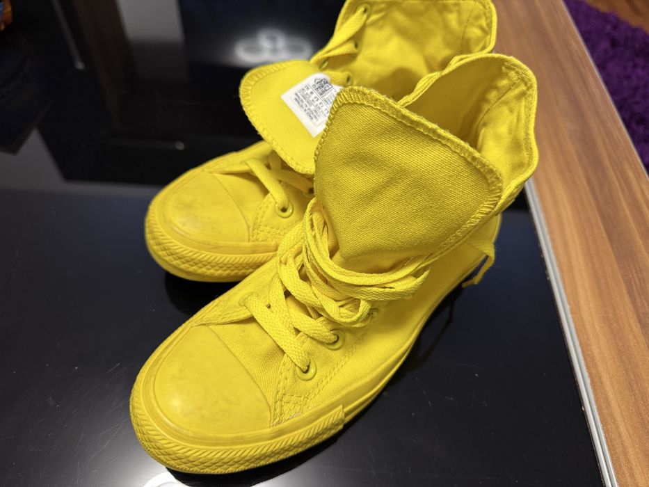 Tenisi converse all star galbeni