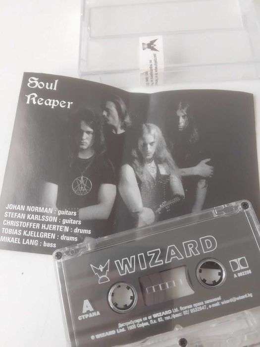 Soulreaper ‎– Written In Blood - оригинална death аудио касета Wizard