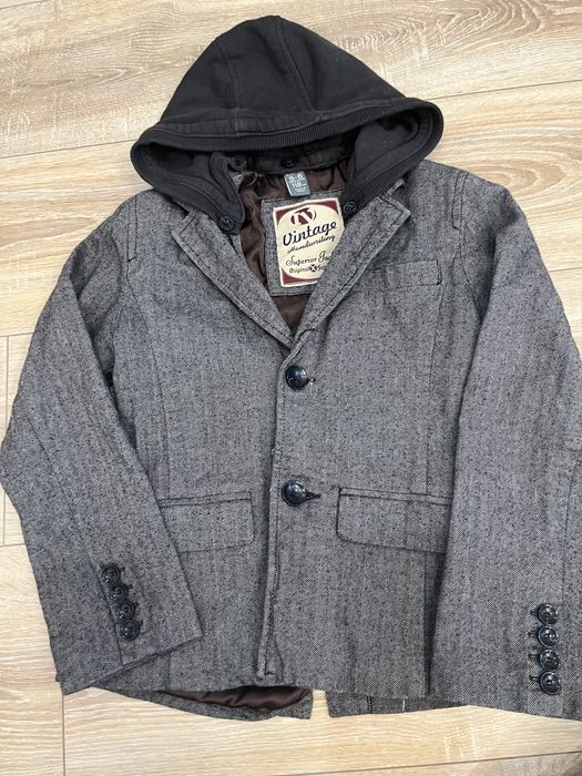 Винтажный пиджак с капешеном