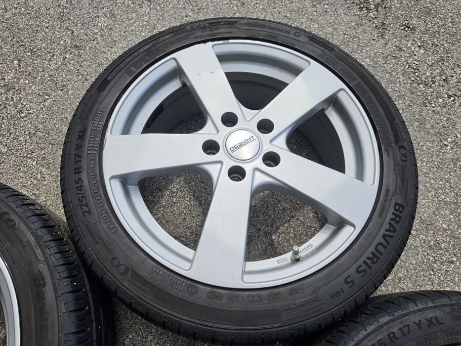 5х112/17 с гуми VW Audi Skoda Seat 5x112/17 Фолксваген Ауди Шкода Сеат