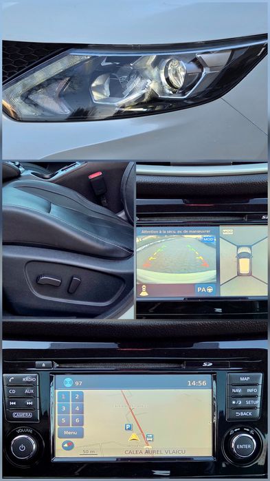 Nissan Qashqai 1.6 dci 131cp Euro5 Tekna Xenon Navi Camere 360 Panoram