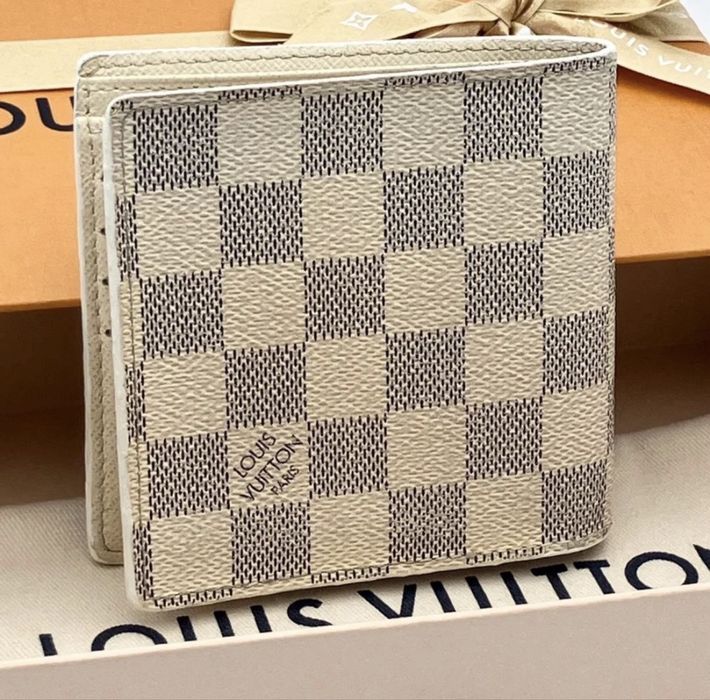 Portofel LV Piele Full Box Alb Unisex  Livrare 24-48h Verificare Colet Ramburs