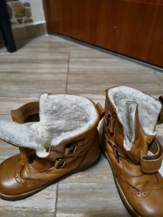 Боти и Ботуши от естествена кожа-детски